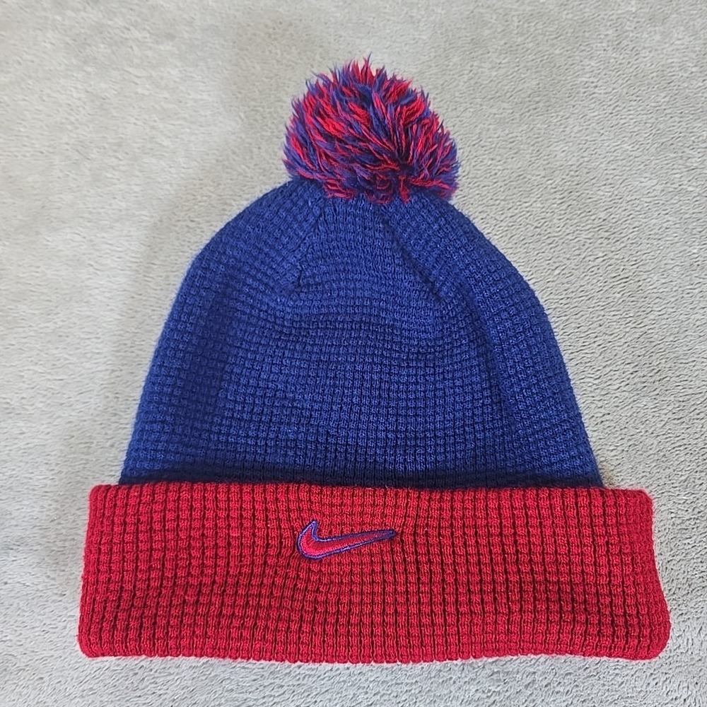 Nike Knit Hat O/S Blue ‎ Barcelona Football Club Socer Sportswear Activewear